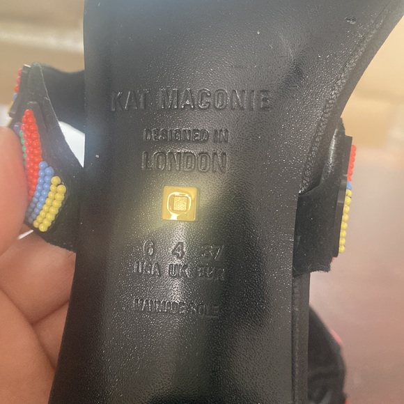 KAT MACONIE London sandals US6 but fits 7 - Picture 5 of 14